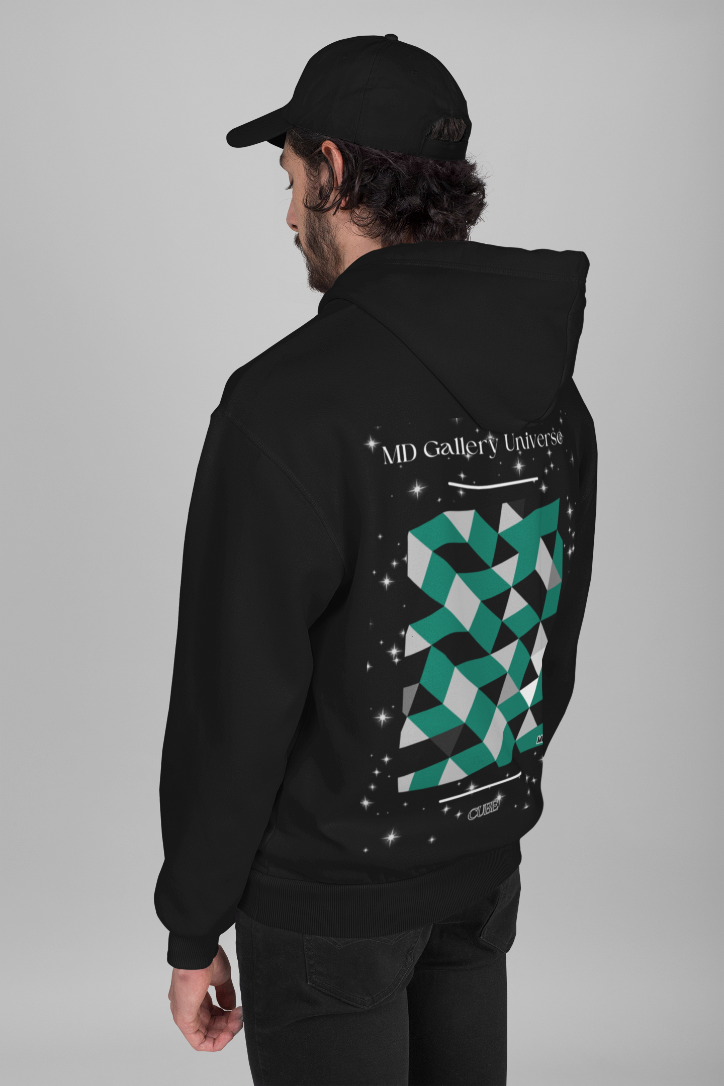 Hoodie "Cube" by MDGU