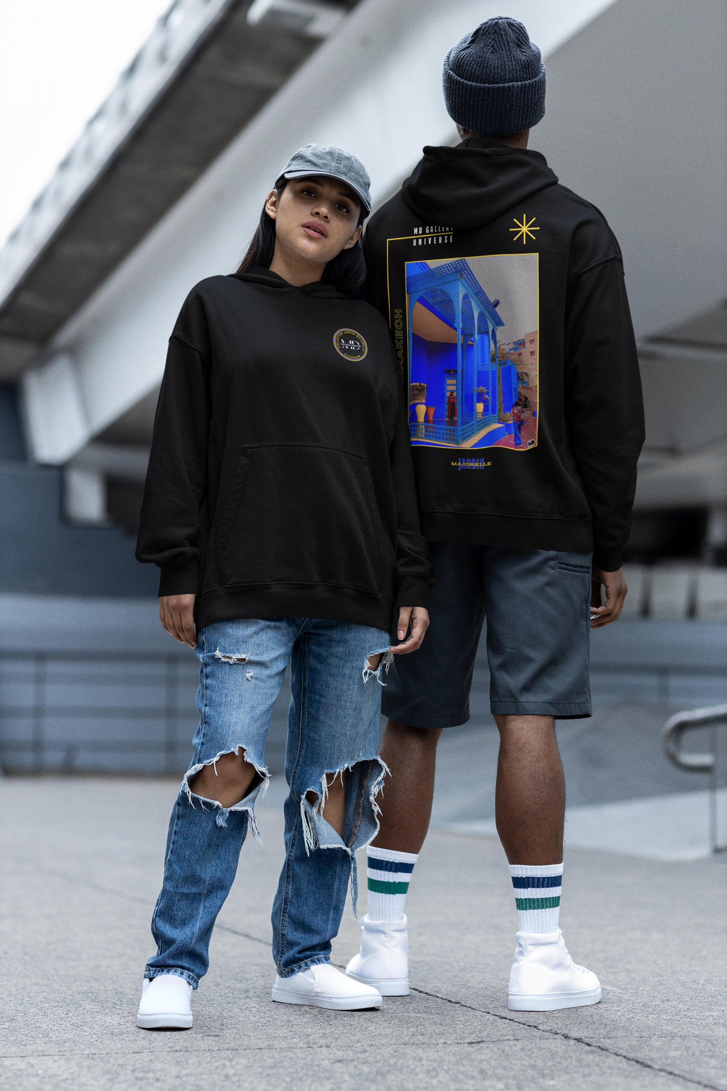 Hoodie "Jardin Majorelle" by MDGU