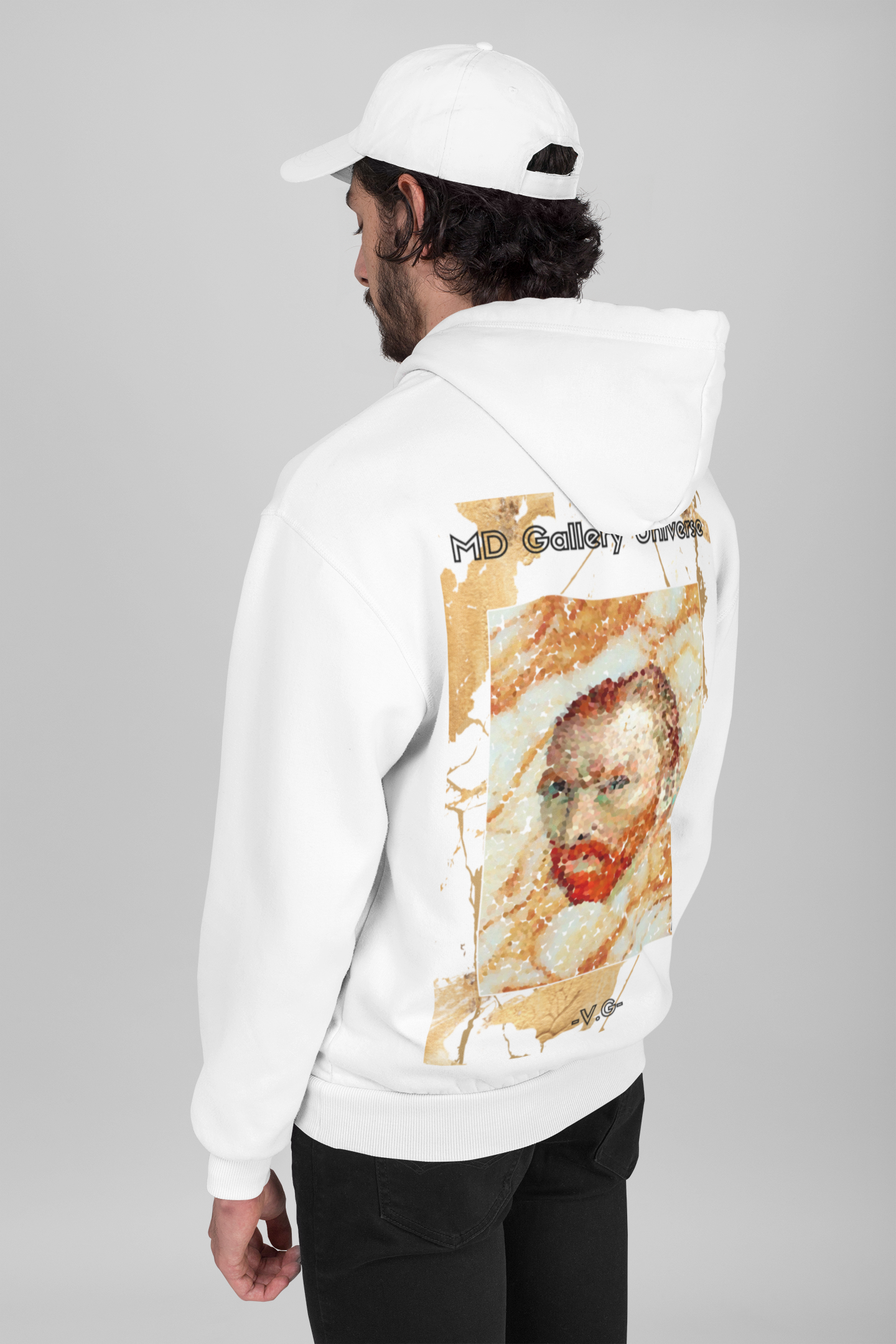 Hoodie "V.G" by MDGU