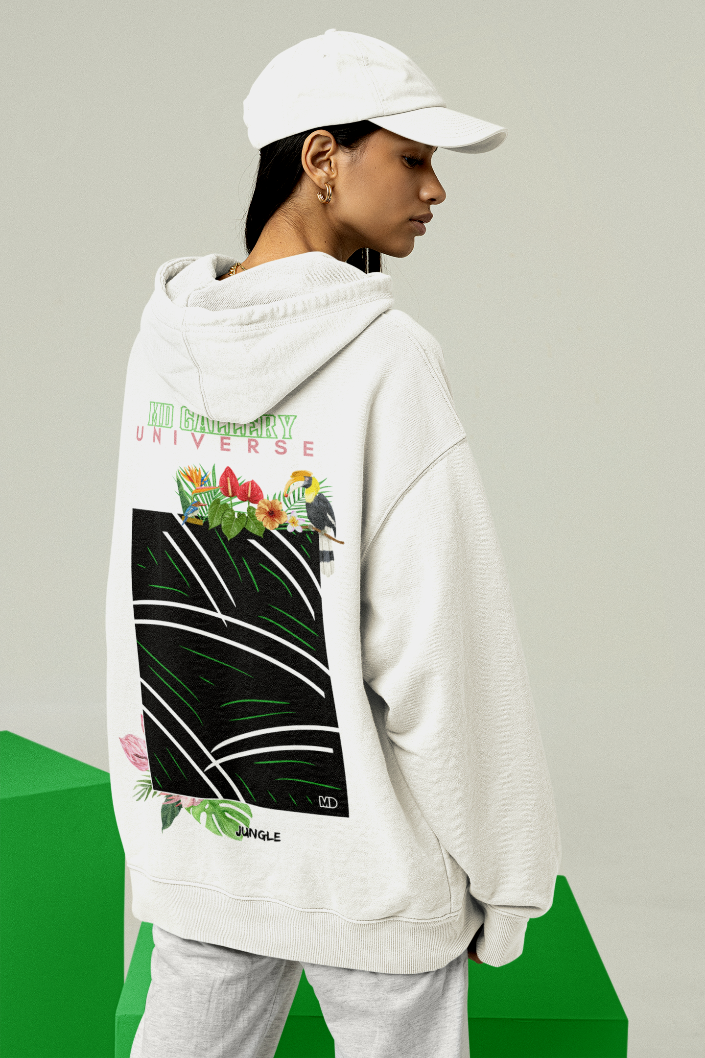 Hoodie "Jungle" by MDGU