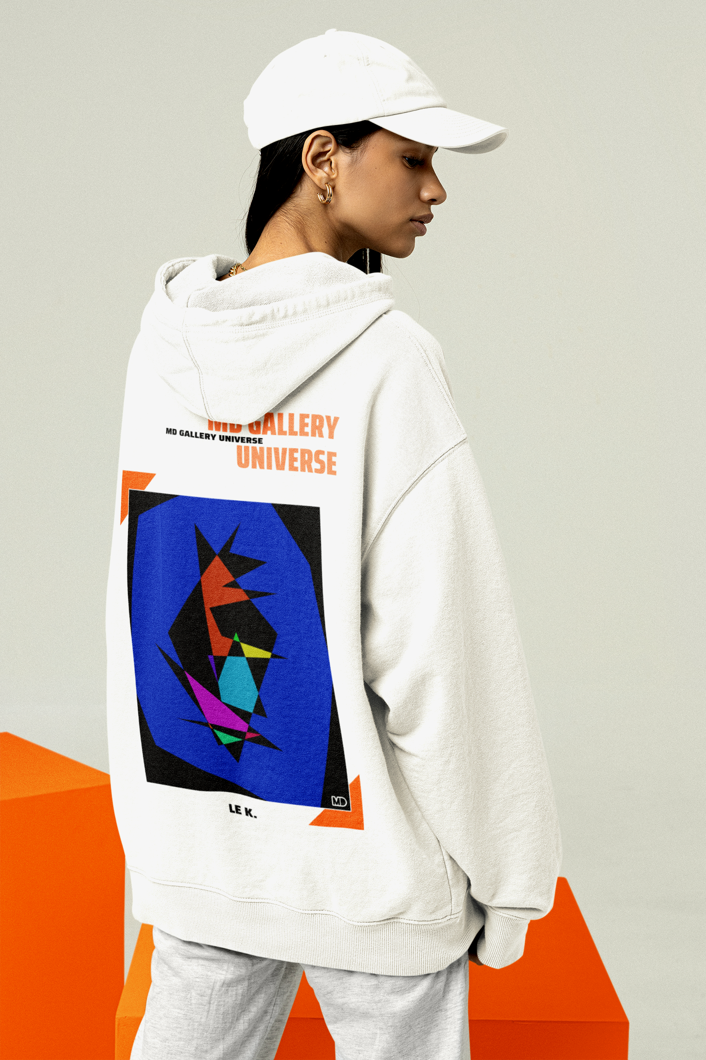 Hoodie "Le K." by MDGU