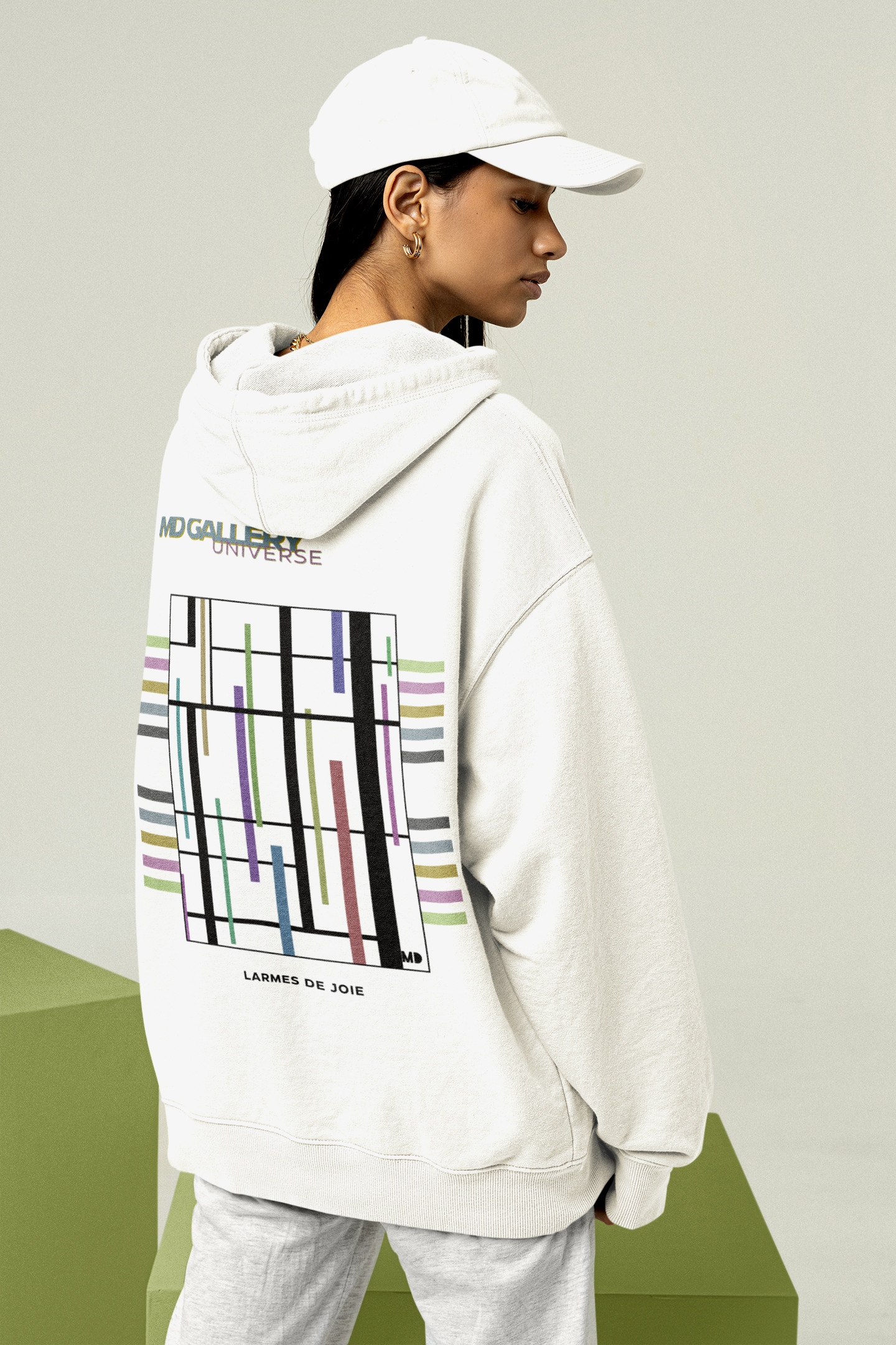 Hoodie "Larmes de joie" by MDGU