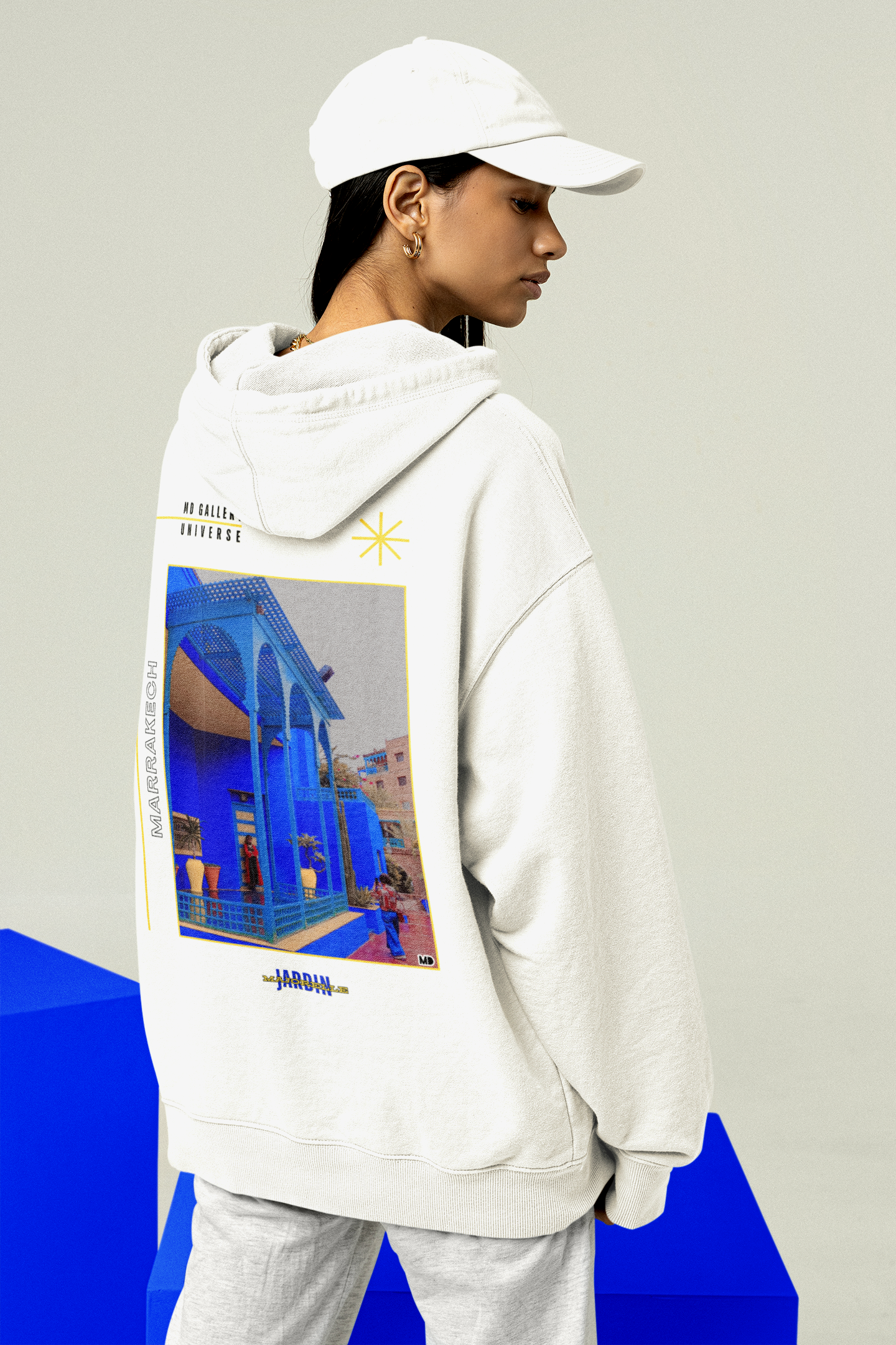 Hoodie "Jardin Majorelle" by MDGU