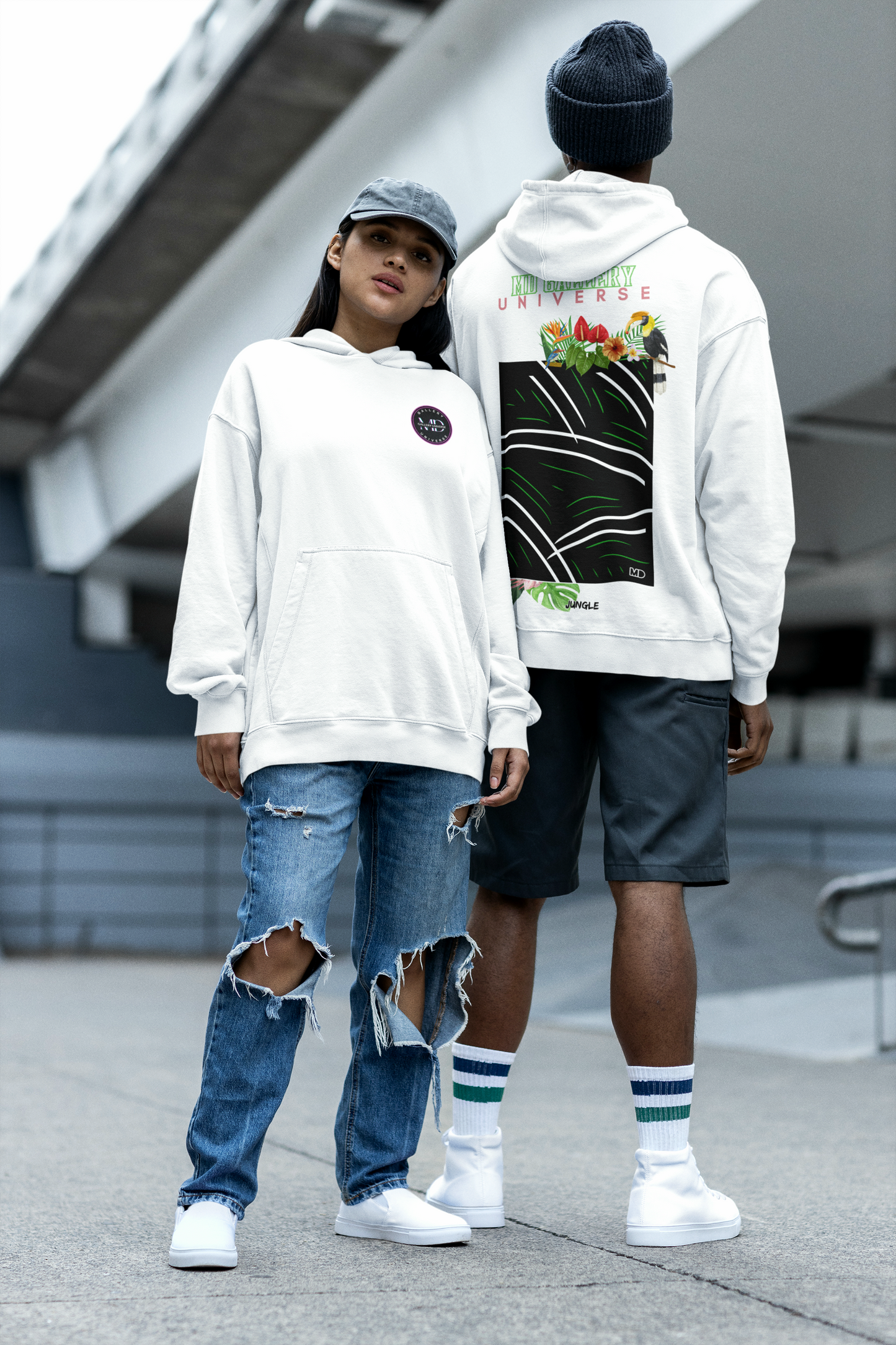 Hoodie "Jungle" by MDGU