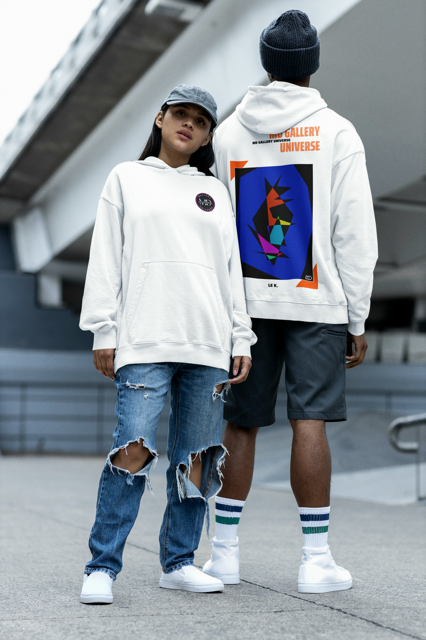 Hoodie "Le K." by MDGU