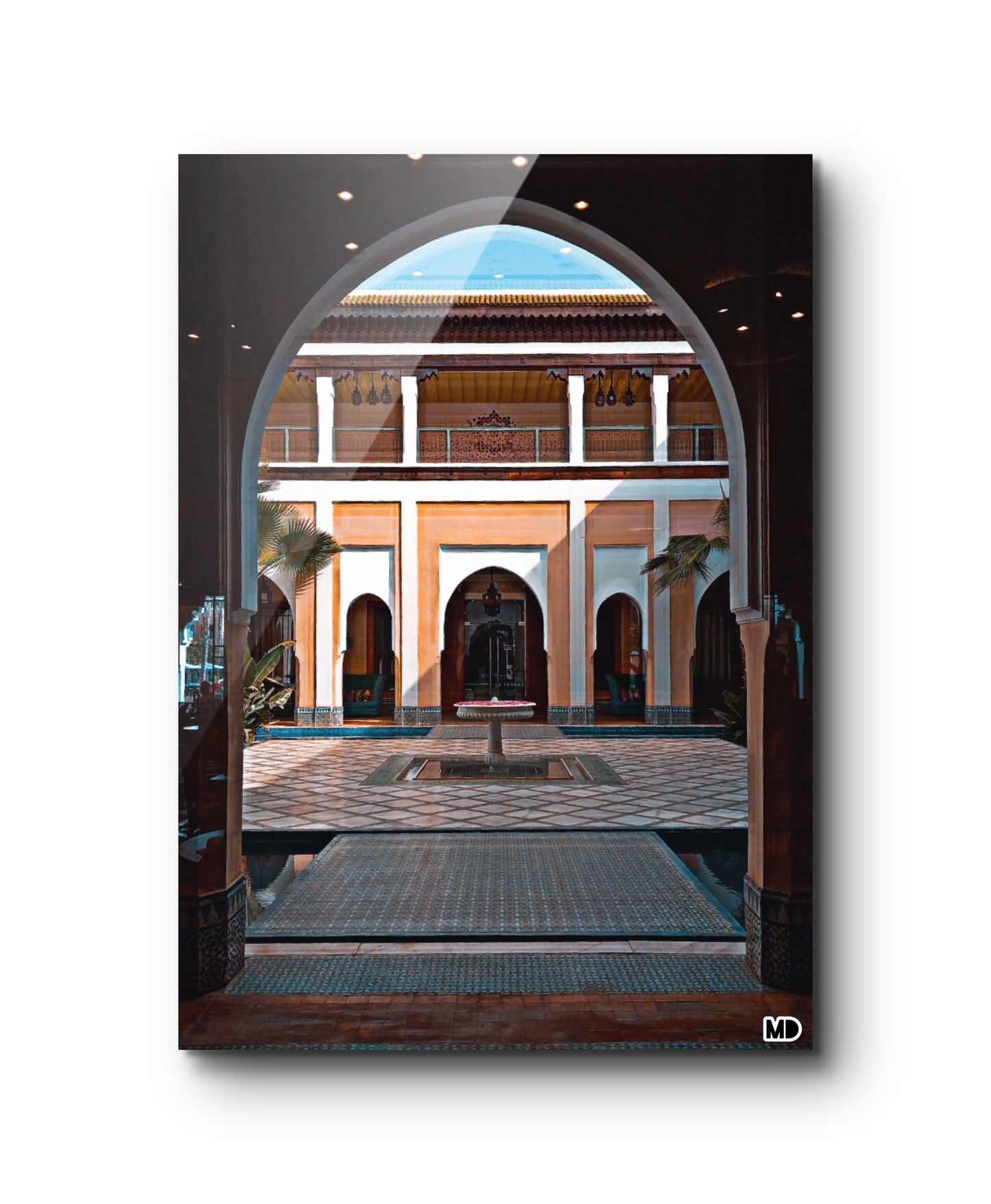 Porte riad marocain (Plexiglas)