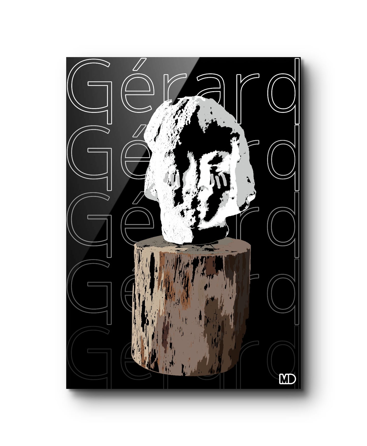 L'ange qui pleure (Plexiglas)