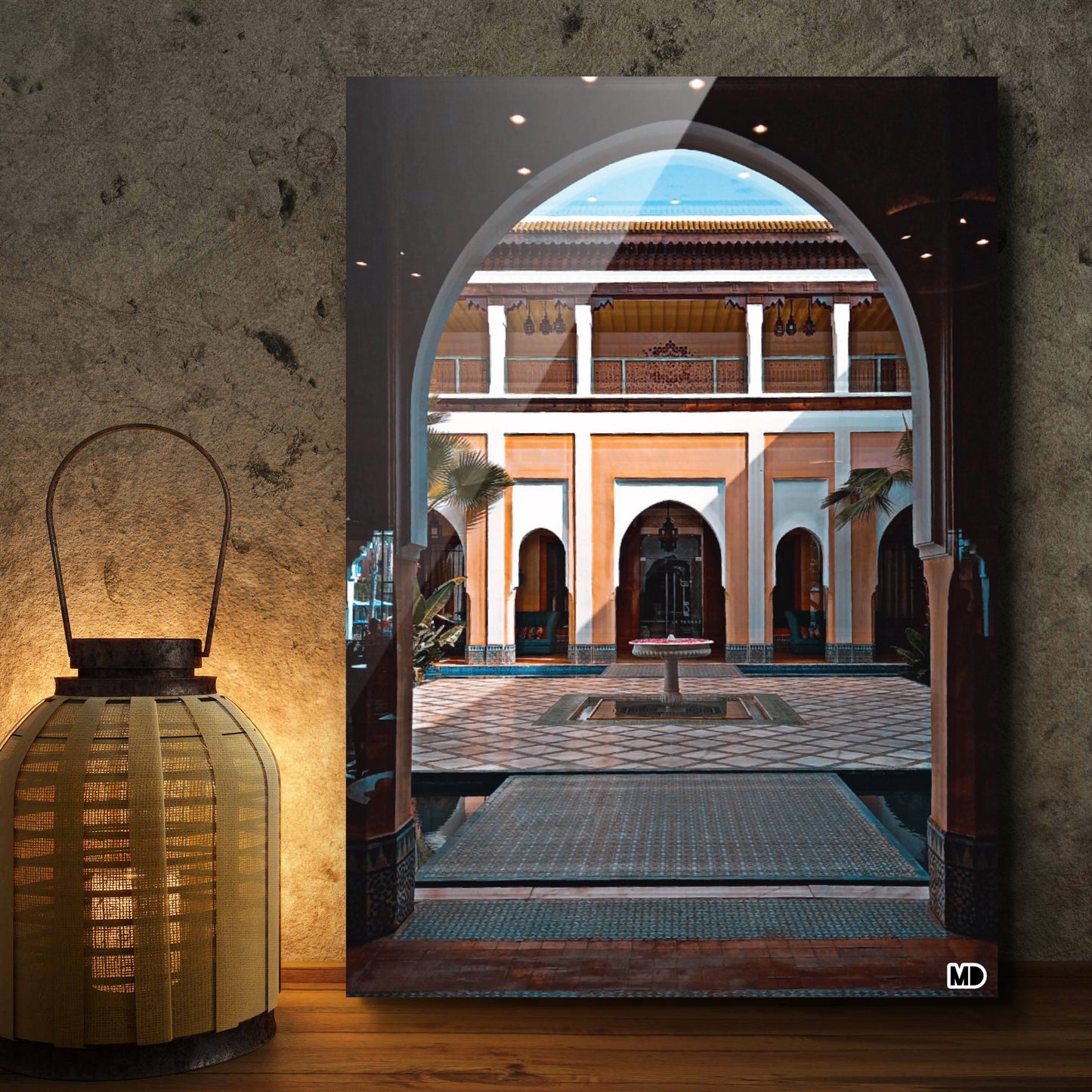 Porte riad marocain (Plexiglas)