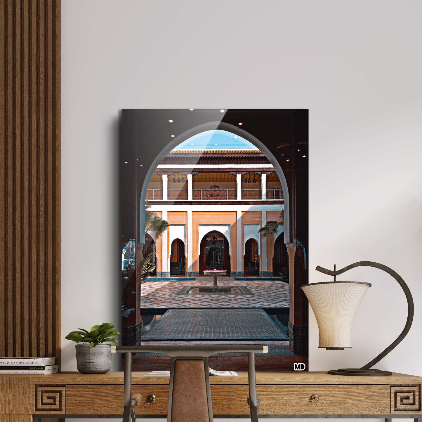Porte riad marocain (Plexiglas)